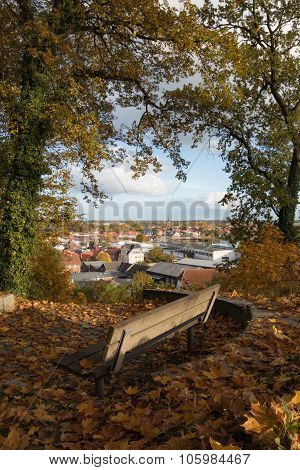 View Over The Old Town Of Boizenburg, Mecklenburg, Germany