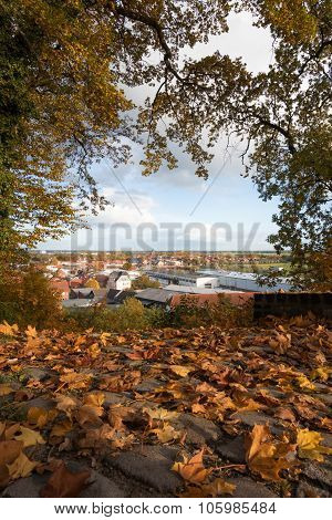 View Over The Old Town Of Boizenburg, Mecklenburg, Germany