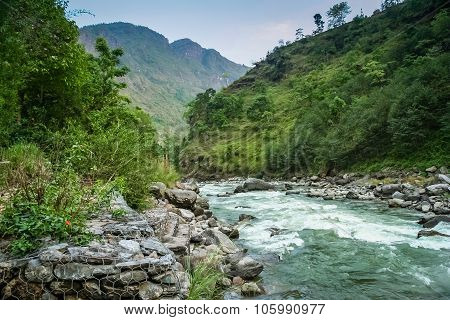Bhote khosi river