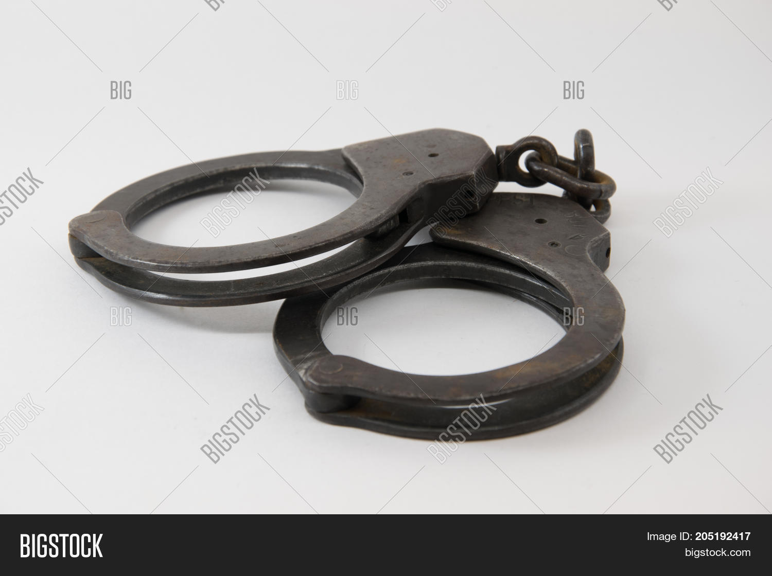 Old Police Handcuffs Image & Photo (Free Trial) Bigstock