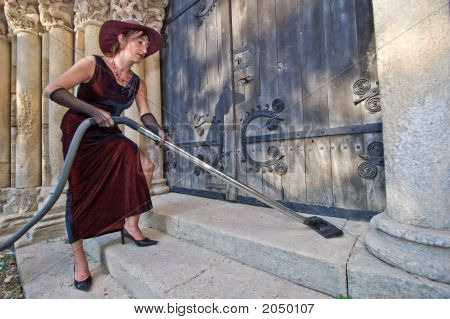 Donna religiosa Cleaner