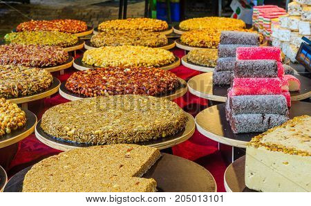 Sweets On Sale In The Market, In Acre (akko