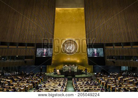 President Of Ukraine Petro Poroshenko In Un General Assembly