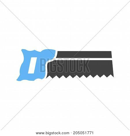 Saw, cut, tennon icon vector image. Can also be used for Hand Tools. Suitable for use on web apps, mobile apps and print media.