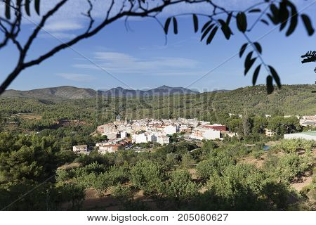View Of The Village Of Navajas