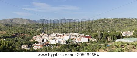View Of The Village Of Navajas
