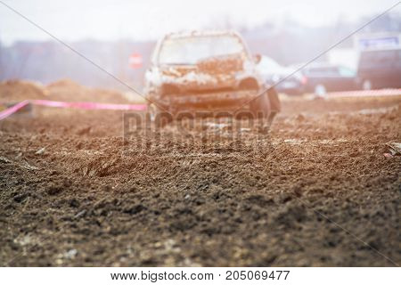 Wreck Car Dirt Race