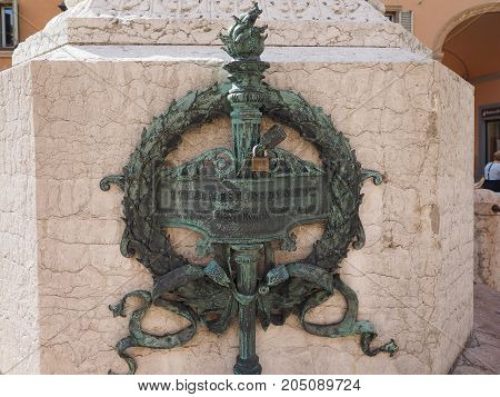 Luigi Galvani Monument In Bologna