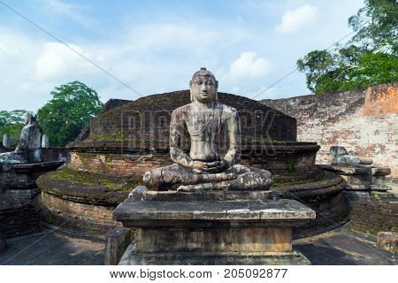 Ancient City Ruins Buddha