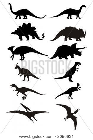 Dinosaur_Silhouette