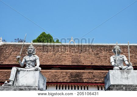 Wat Phra That Chae Haeng Temple In Nan, Thailand