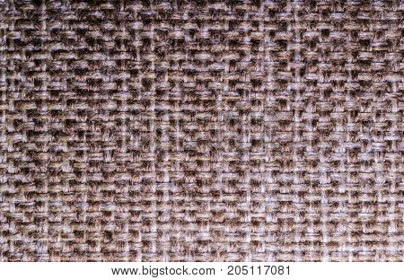 Grey fabric background made of wool textile