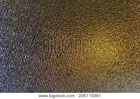 Frosted glass texture as background grey and yellow color