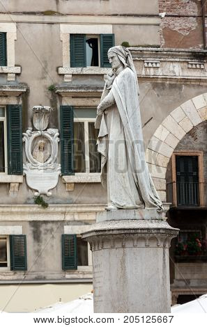 Verona - Piazza dei Signori is the civic and political heart of Verona Italy