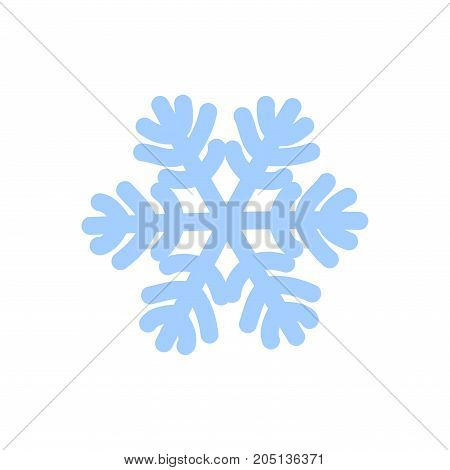 Christmas Snowflake Isolated Illustration