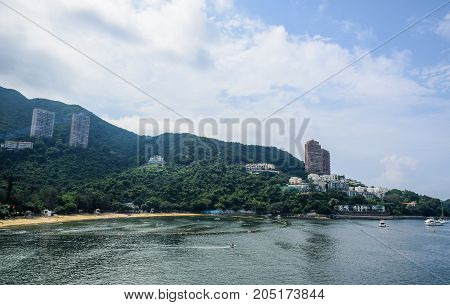 Beautiful Repulse Bay landscape in Hong Kong