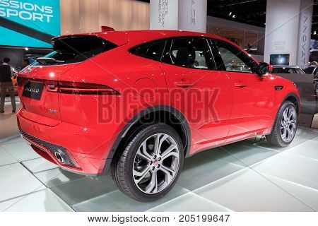 Red Jaguar E-pace Suv Car