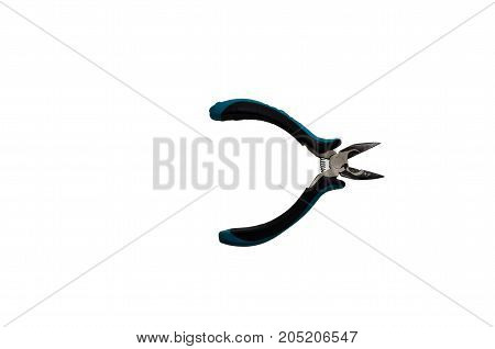 Side Cutters For Wires Isolated On White