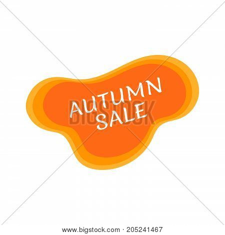 Autumn leaf foliage watercolor. Autumn sale - 85 off . Fall sale. Web banner or poster for e-commerce, on-line cosmetics shop, fashion beauty shop, store. Vector illustration. EPS 10