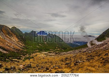 View from The Mount Sibayak, Medan, Indonesia