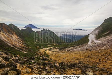 View from The Mount Sibayak, Medan, Indonesia
