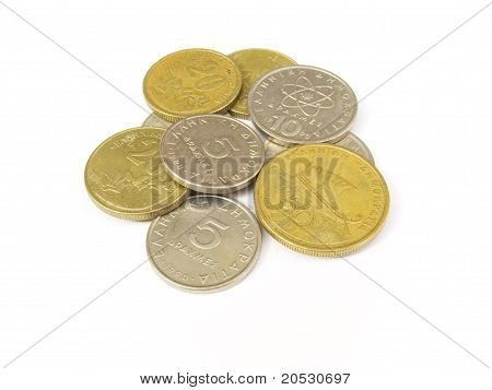 Monedas de dracmas griegas