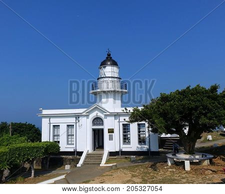 Old Lighthouse Overlooking Kaohsiung Harbor