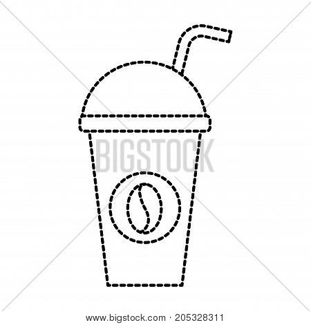 paper coffee cup disposable takeaway beverage vector illustration