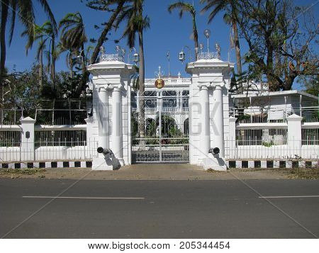 Governor House in Pondicherry. India. (French India).
