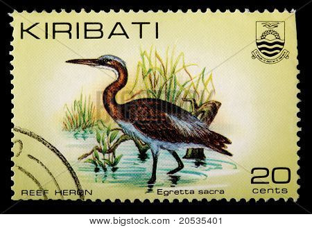 A 20-cent Stamp Printed In The Republic Of Kiribati