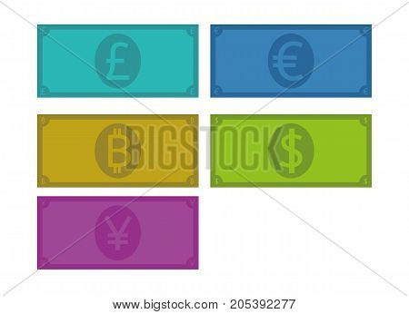 Five Different Currencies