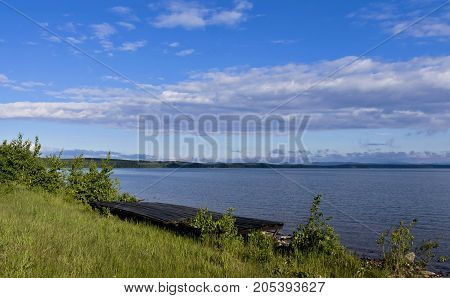 Quiet Lake Uvildy Early In The Morning