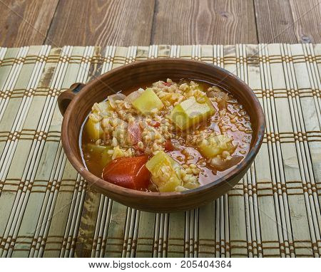 Bulgurl Kabak Yemegi