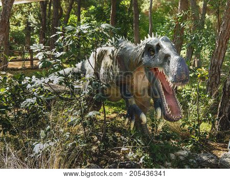 Kemer;Turkey- September 06; 2017: Irritator- Early Cretaceous /110 million years ago. In the Dinopark
