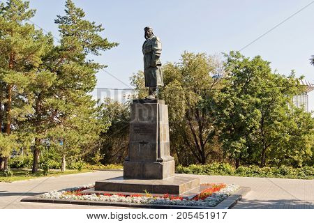 The Monument To The Pilot The Hero Of Soviet Union V. S. Holzunov