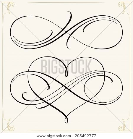 Infinity love icon vector valentines day symbol