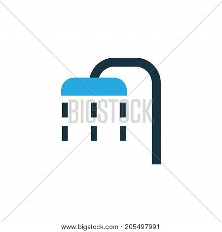 Premium Quality Isolated Body Cleansing Element In Trendy Style.  Ghusl Colorful Icon Symbol.