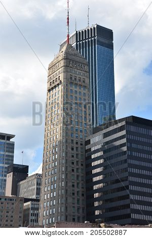 Minneapolis, Minnesota - Jul 27: W Minneapolis (the Foshay Tower) In Minnesota, As Seen On July 27, 
