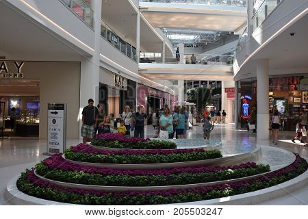 BLOOMINGTON, MINNESOTA - JUL 27: Mall of America in Bloomington, Minnesota, as seen on July 27, 2017. It is the second largest mall in terms of leaseable space and the largest mall in the United States in terms of total floor area.