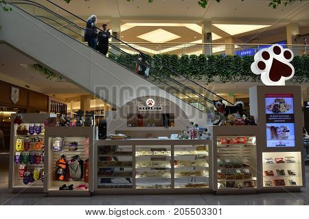 BLOOMINGTON, MINNESOTA - JUL 27: Mall of America in Bloomington, Minnesota, as seen on July 27, 2017. It is the second largest mall in terms of leaseable space and the largest mall in the United States in terms of total floor area.