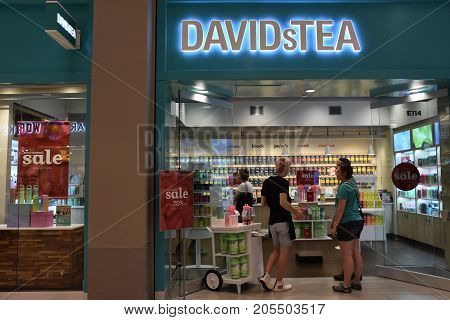 Bloomington, Minnesota - Jul 27: Davids Tea At Mall Of America In Bloomington, Minnesota, As Seen On