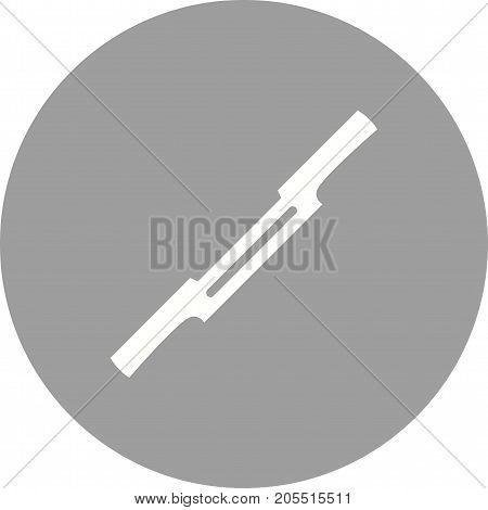 Spokeshave, carpentry, scraper icon vector image. Can also be used for Hand Tools. Suitable for use on web apps, mobile apps and print media.
