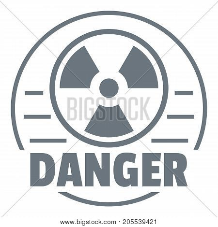 Radiation logo. Simple illustration of radiation vector logo for web