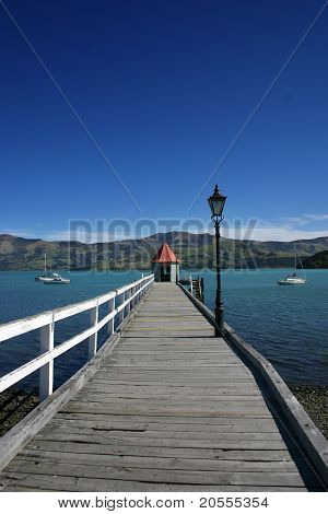Pier Akaroa, Nový Zéland