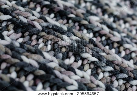 Knitted wool texture background.Winter clothes texture close up.Knitted woolen fabric texture.