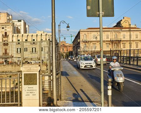 San Francesco Di Paola Bridge. Taranto, Apulia, Italy.