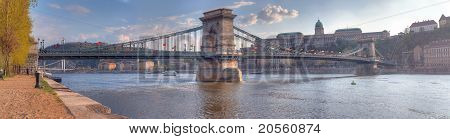 Szechenyi Řetězový most, Budapešť