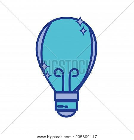 bulb power electric energy to illuminate vector illustration