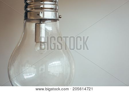 Close up image of light bulb representing overthinking concept