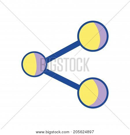 share social media monile icon vector illustration